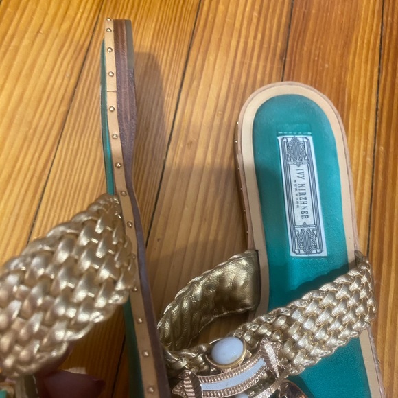 Ivy Kirzhner Tutankhamen leather sandals! $365 - Picture 6 of 7